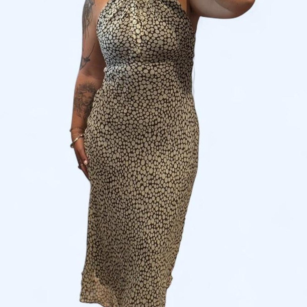 maggie london silk dress